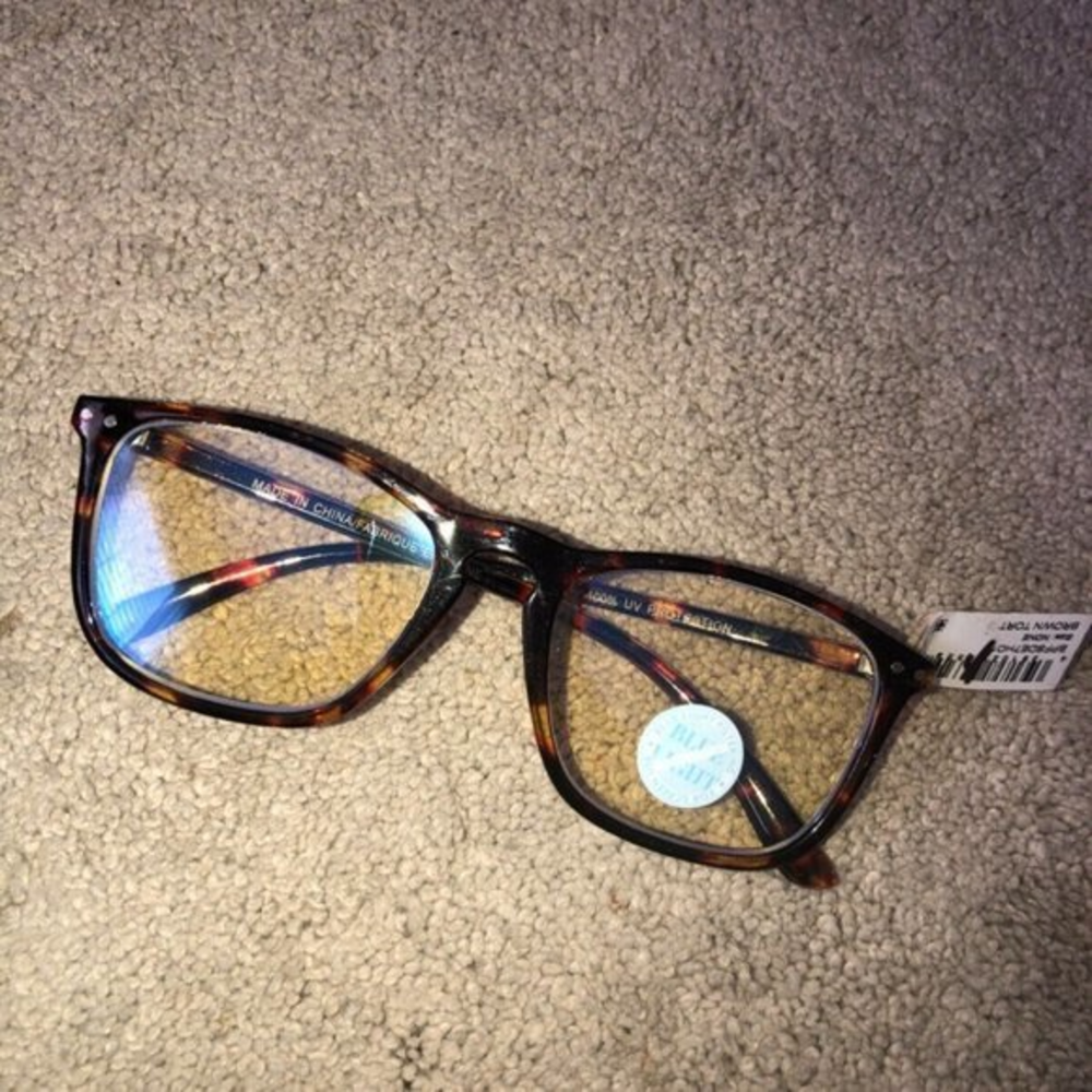 Nordstorm Rack Brown tortoise Blue‎ Light Screen Glasses Eyeglasses NWT